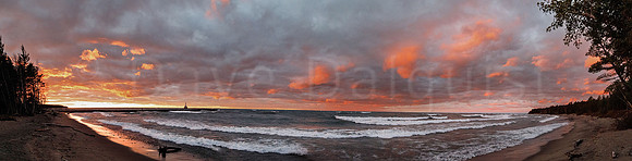 McLain State Park Sunset Panorama