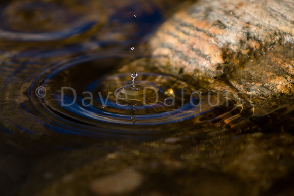 Melting Ice Water Drops