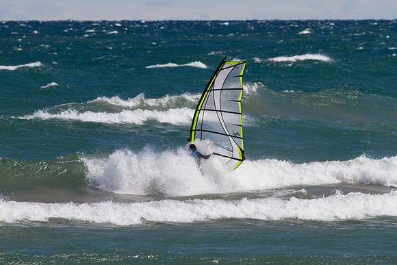 Windsurfing at the Keweenaw Peninsula