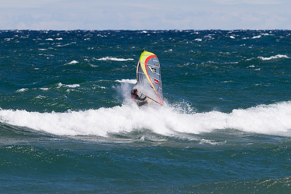 Windsurfing at the Keweenaw Peninsula