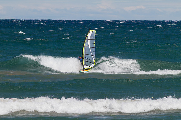Windsurfing at the Keweenaw Peninsula