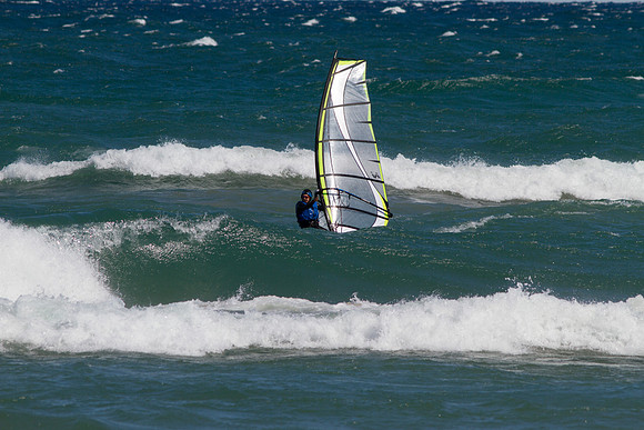 Windsurfing at the Keweenaw Peninsula