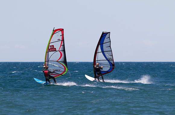 Windsurfing at the Keweenaw Peninsula