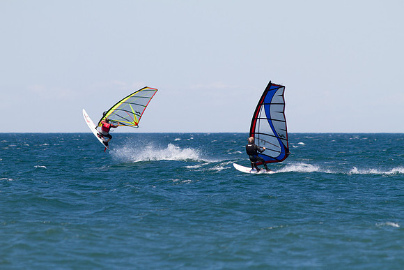 Windsurfing at the Keweenaw Peninsula