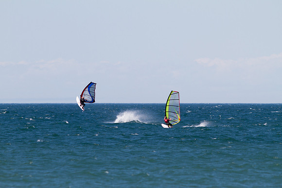 Windsurfing at the Keweenaw Peninsula