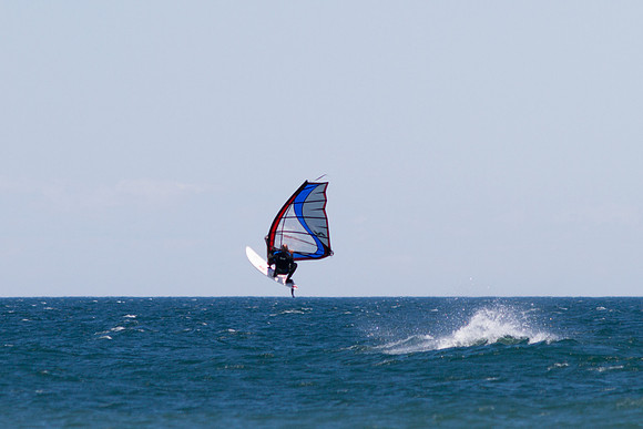 Windsurfing at the Keweenaw Peninsula