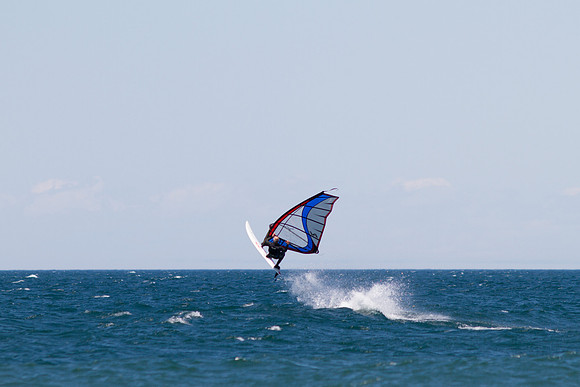 Windsurfing at the Keweenaw Peninsula