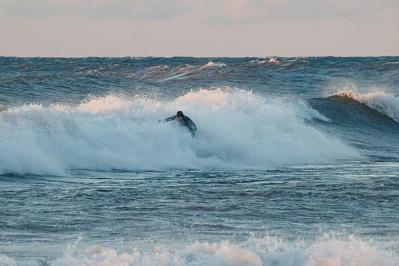 Surfing at McLain State Park