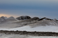 Shoreline Ice Conceals the Lighthouse