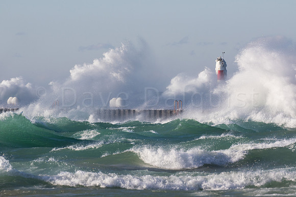 Frankfort MI Breakwaters, Lake Michigan