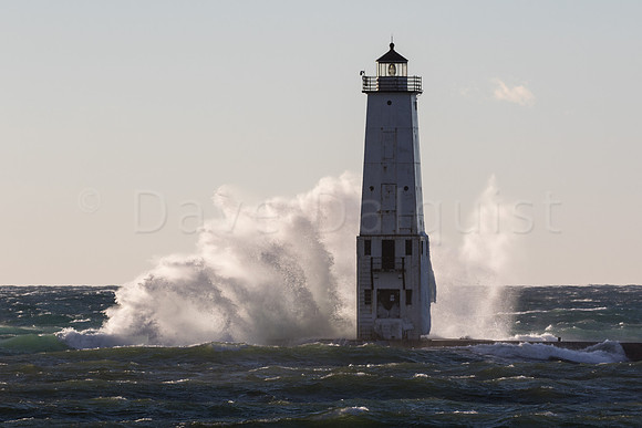 Frankfort MI Breakwaters, Lake Michigan