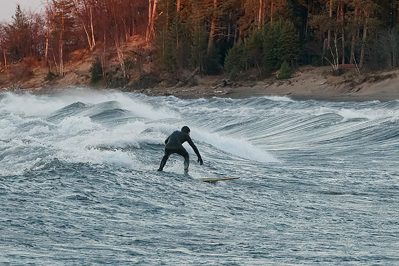 Surfing at McLain State Park