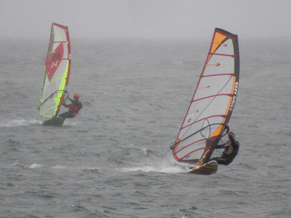 Daves (x2) on a drizzly, rainy day