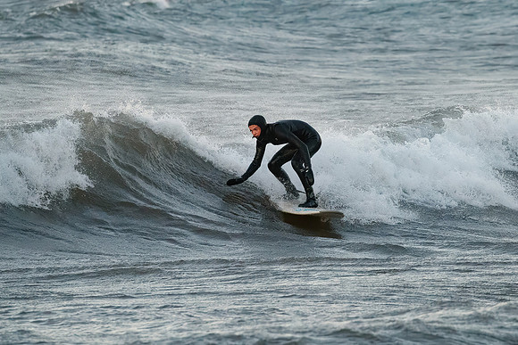 Surfing at McLain State Park