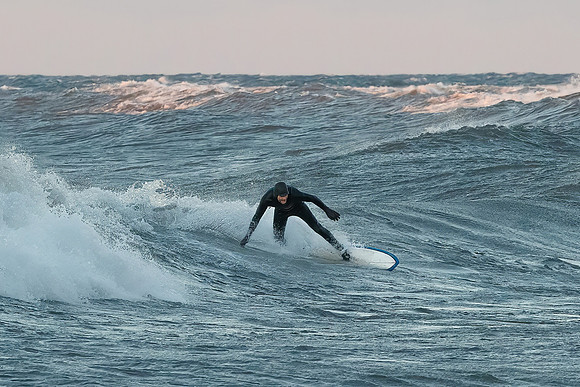Surfing at McLain State Park