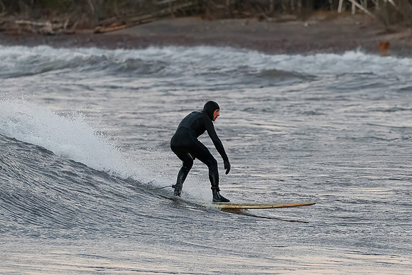 Surfing at McLain State Park