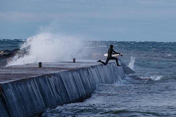 Surfing at McLain State Park – 11/17/24