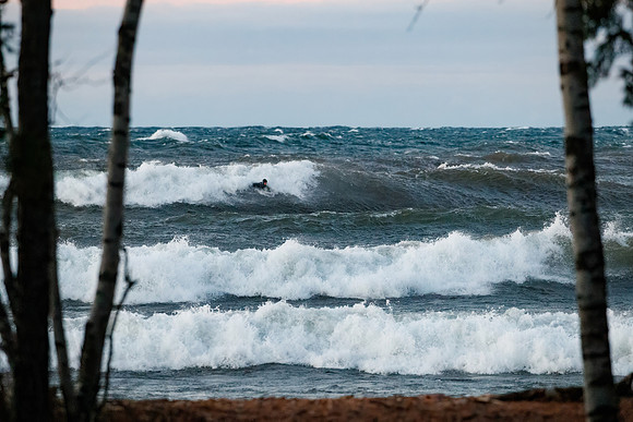 Surfing at McLain State Park – 11/17/24